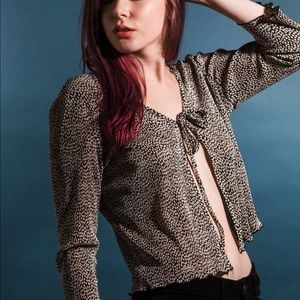 Teddy Dresses 3/4 Sleeve Tied Cardigan